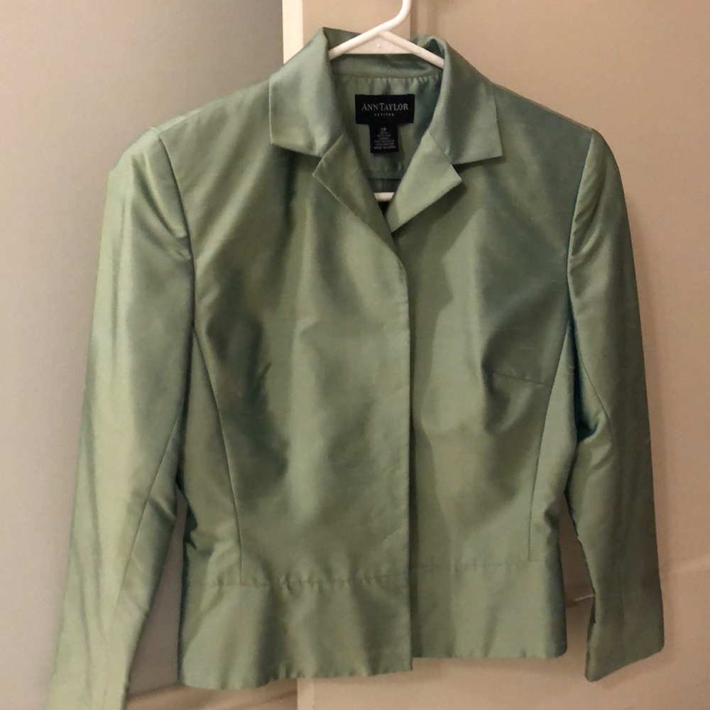 Ann Taylor 100% silk blazer